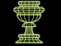 A computer graphic of a chalice from The Ascent Of Man